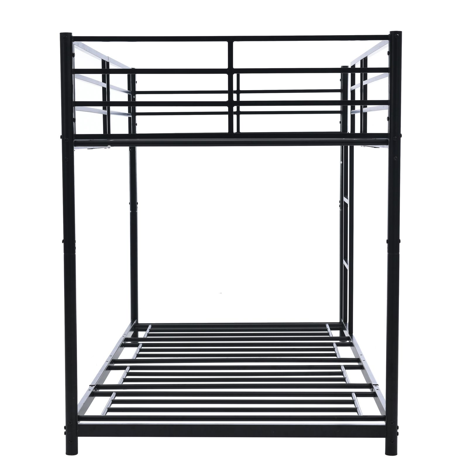 14%割」【新作】【ブラック】二段ベッド 2段ベッド スチール 耐震