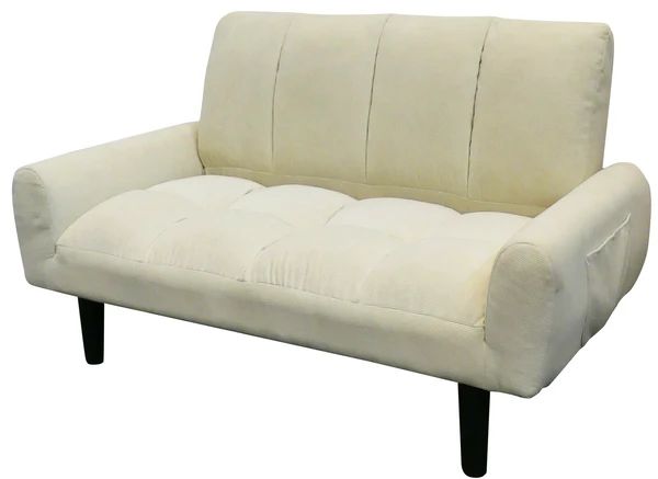 2人掛け コーデュロイソファー ミルキーホワイト