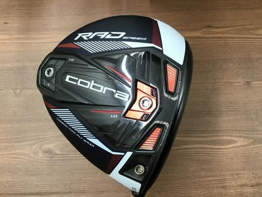 コブラ KING RADSPEED 9° レッド ドライバー DR 純正特注シャフト フレックスX メンズ 男性用 右利き 右用 Cランク ゴルフクラブ
