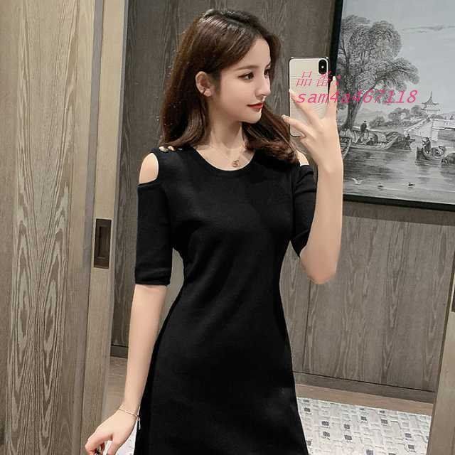 シンプル ラウンドネック