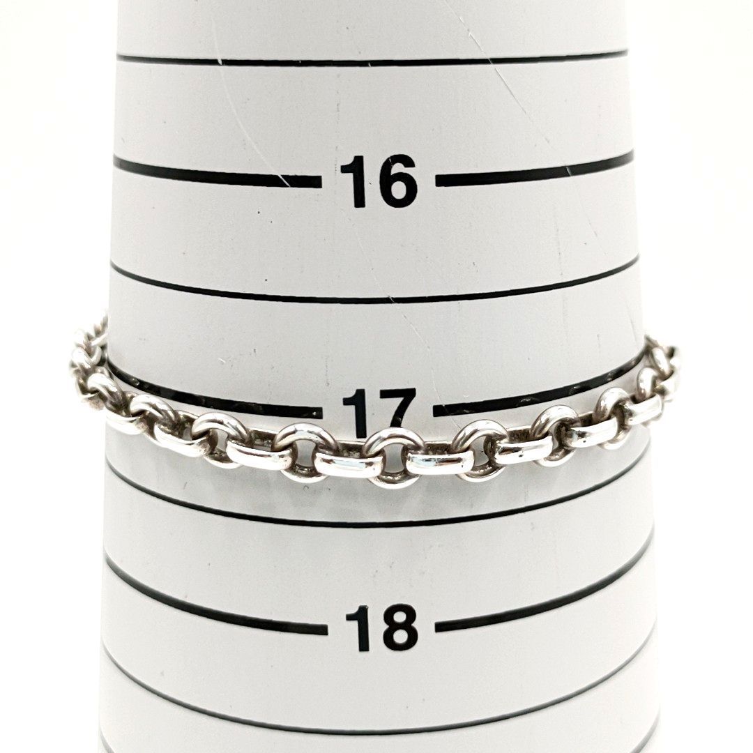 Tiffany& Co. ティファニーシルバー チェーンブレスレット 18cm