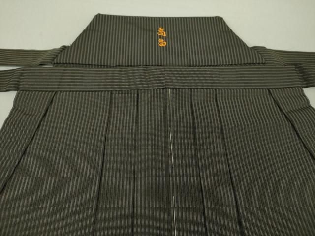 平和屋着物□極上 夏物 男性 馬乗り袴 縞 逸品 CZAA4303s5