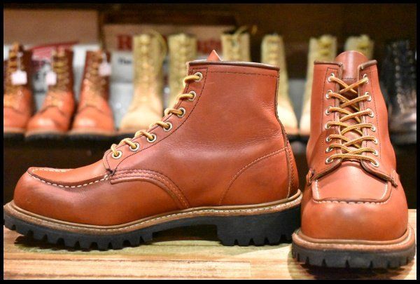 7E 16年 レッドウィング 8175 アイリッシュセッター 赤茶 オロラセット ビブラムソール ブーツ redwing HOPESMORE FI071