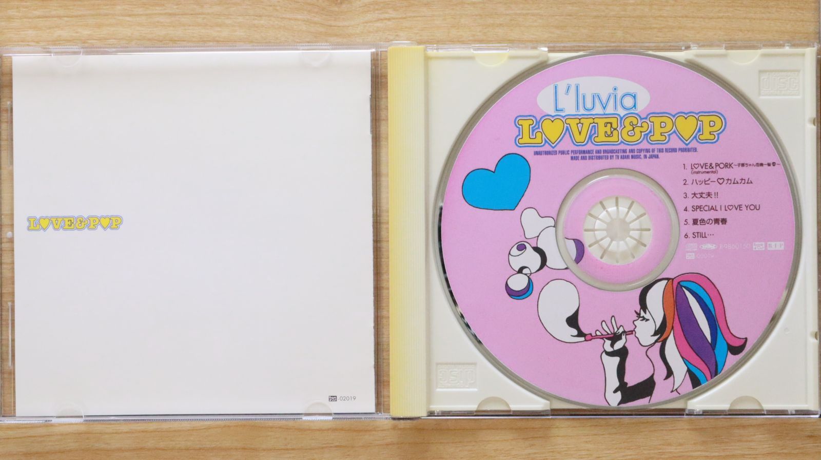 国内盤CD☆ジュビア/L'LUVIA□ LOVE&POP 【BREAKOUT02019