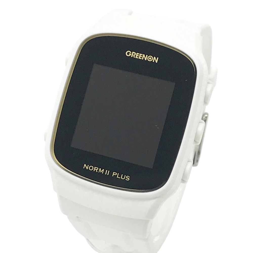GREEN ON グリーンオン THE GOLF WATCH NORM 2 PLUS GPSナビ ゴルフウォッチ  ホワイト系  [240101478031] ゴルフウェア ストスト ザ・ゴルフウォッチ ノルムIIプラス – THE GOLF WATCH NORM II