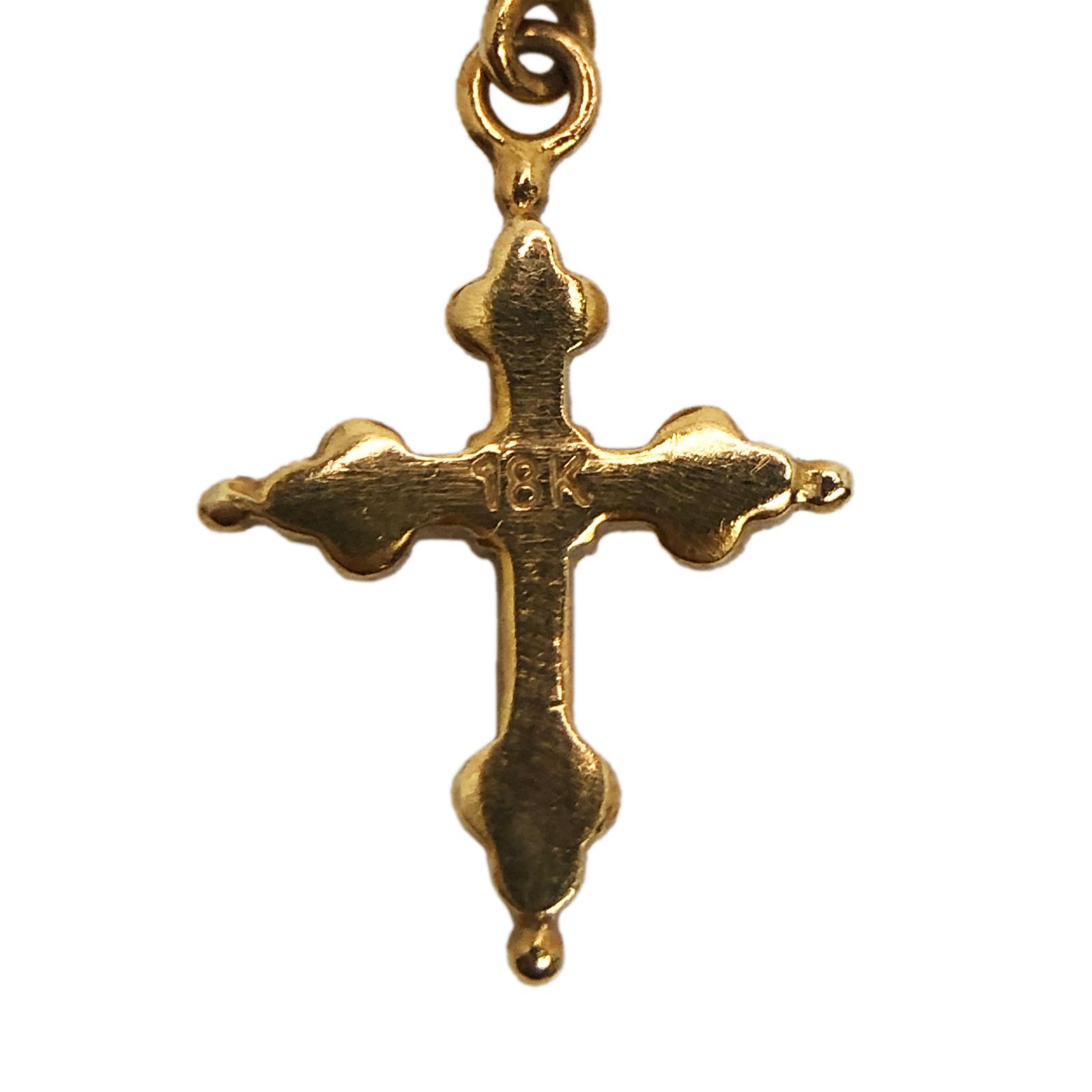 LOREE RODKIN ローリーロドキン PETITE GOTHIC CROSS NECKLACE yellow