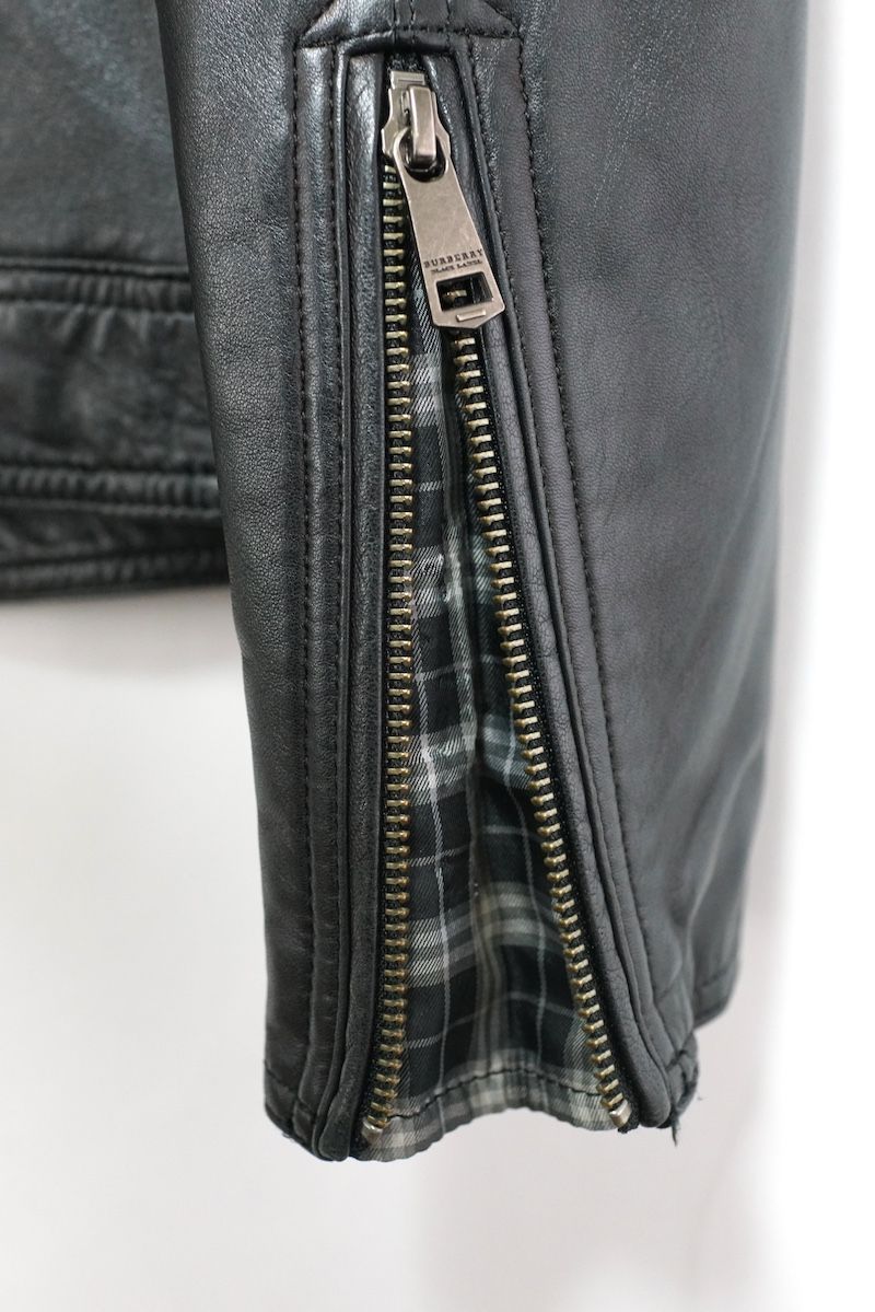 【Dai3】BURBERRY ブラックレーベル　羊革　ブルゾン　Lサイズ Dai3】BURBERRY ブラックレーベル 羊革 ブルゾン Lサイズ 楽天