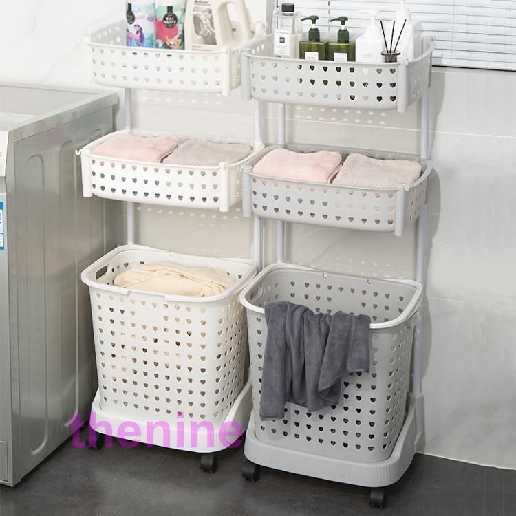 ♡アイアンランドリーラック 3段♡ ランドリー ラック アイアン」の