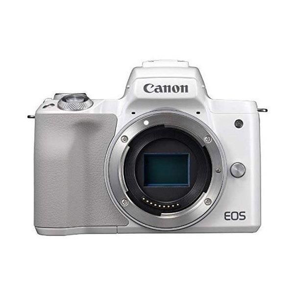 【携帯用バッグ付き】 Canon EOS Kiss M ホワイト レンズキット EOS Kiss キヤノン Canon ミラーレス一眼 M レンズキット