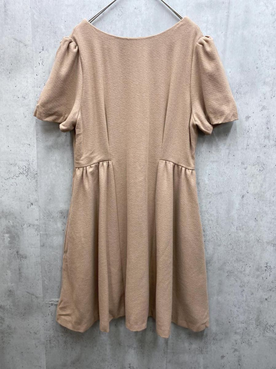 Supreme Lala シュプリームララ Aライン ワンピース sizeM|ベージュ ◆ レディース