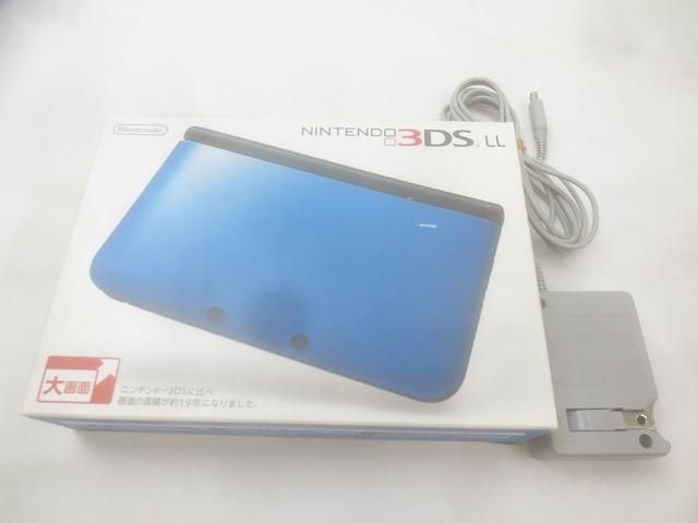 ゲーム ニンテンドー3DS LL 本体 SPR-001 ブルー ブラック 動作品 き