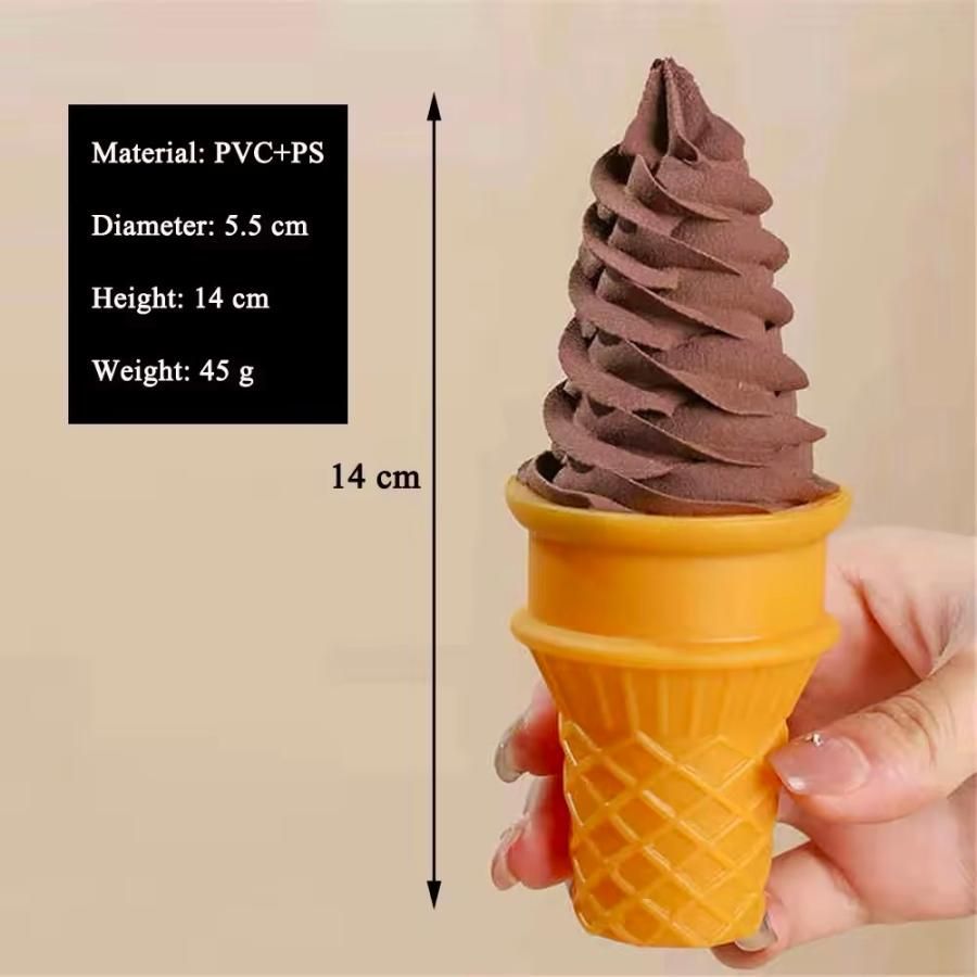 ☆本物そっくり☆ 食品サンプル 実物大 ソフトクリーム アイス