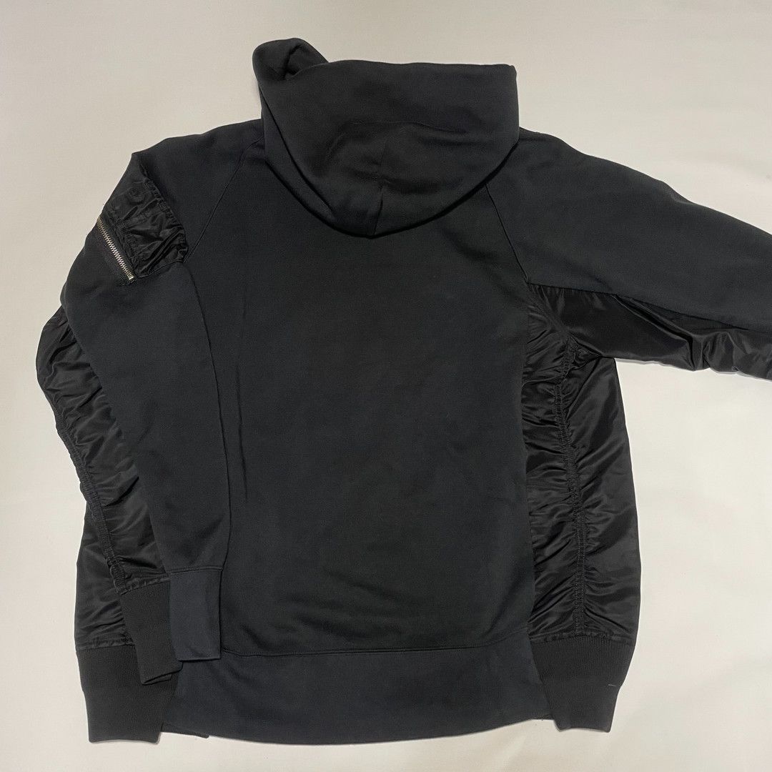 sacai サカイ NIKE ナイキ MA-1ドッキング スウェットパーカー L