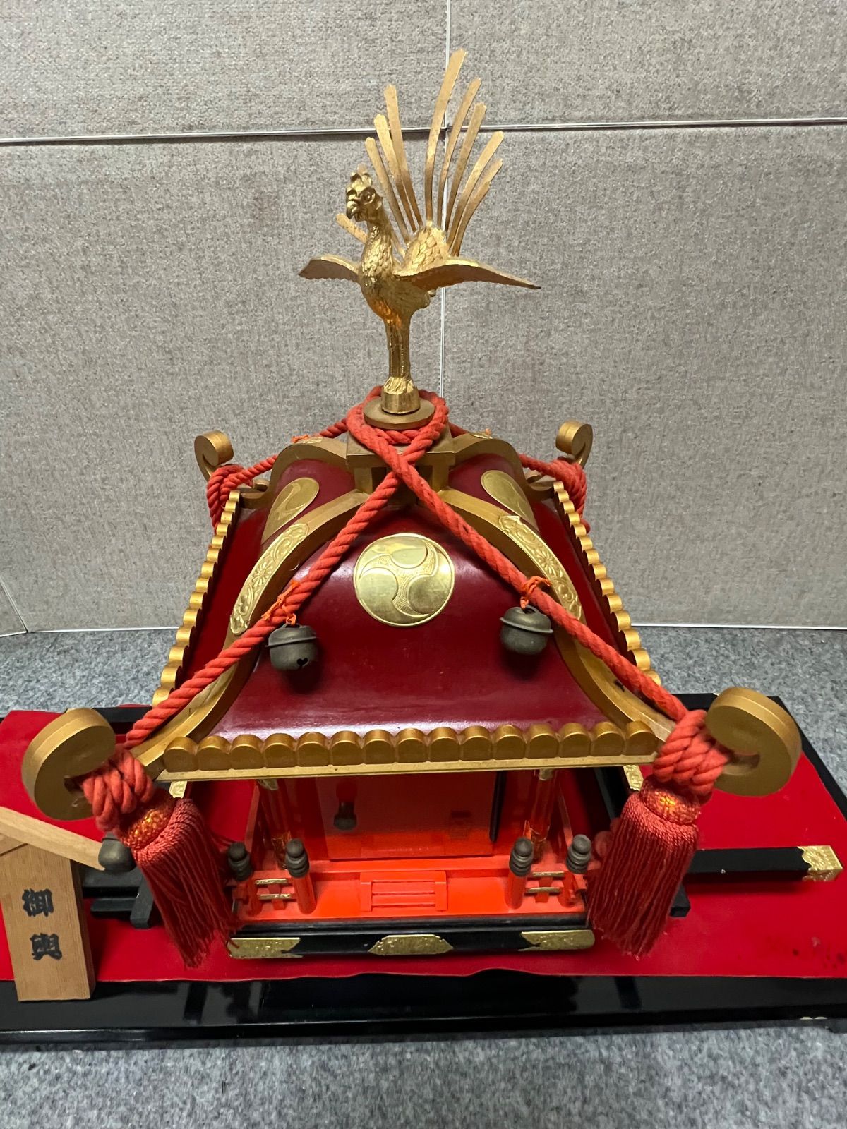 【美術品】citizen シチズン 神輿型 置時計 動作品 神輿時計 装飾時計 メルカリ