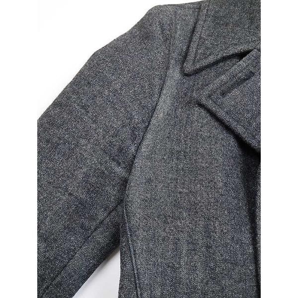 ANSNAMアンスナムライナー付カシミヤコットンダブルコートグレーサイズ