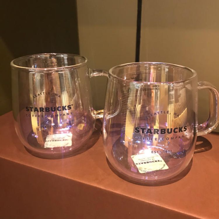 Starbucks Coffee - スターバックス　耐熱グラスマグラスター355ml　人気商品2個 スターバックス マグカップ 耐熱グラスマグ ラスター 355ml