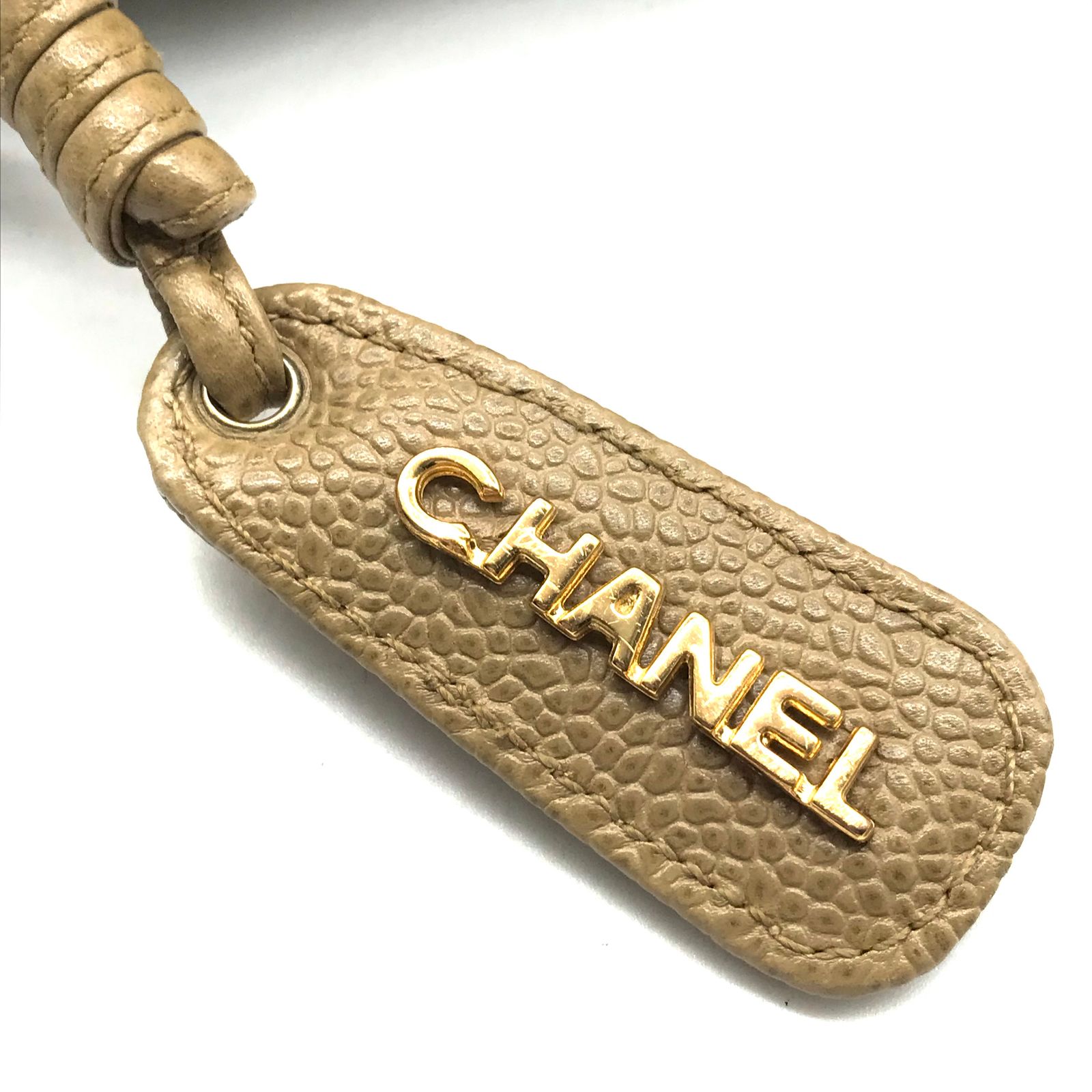 CHANEL シャネル ココマーク ターンロック キャビアスキン チェーン トート バッグ ブラウン m10652 CHANEL シャネル ココマーク ターンロック キャビアスキン チェーン