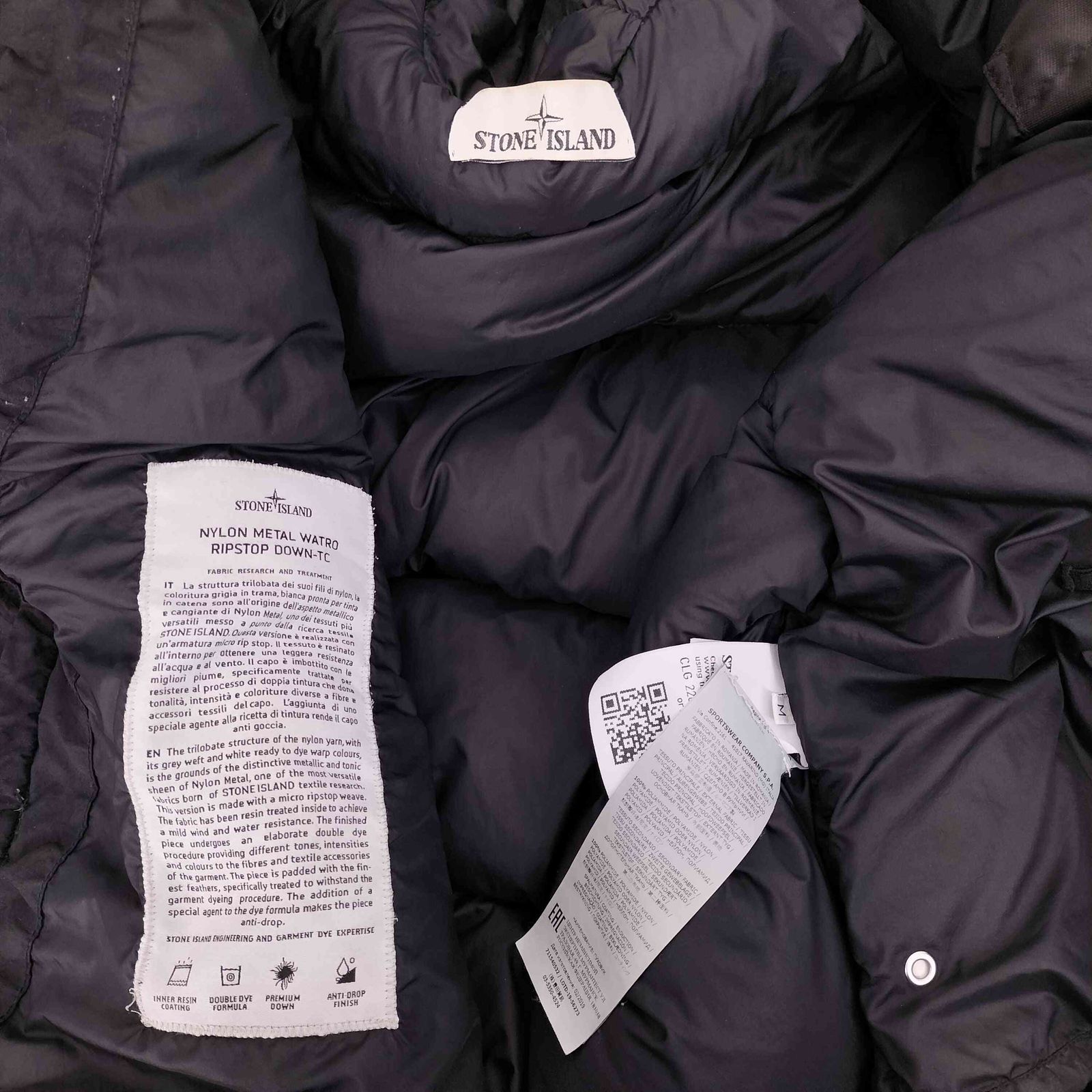 ストーンアイランド STONE ISLAND 19AW NYLON METAL WATRO RIPSTOP 