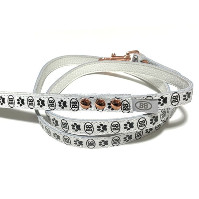 BBオールレザーリードSサイズ ブラン Blanc バディベルト BUDDYBELT バディーベルト犬 犬用 ペット ドッグ リード バディーベルト正規輸入代理店 正規店 犬用のラグジュアリーな本革のリード STEELWINDOWSANDDOORS_COM