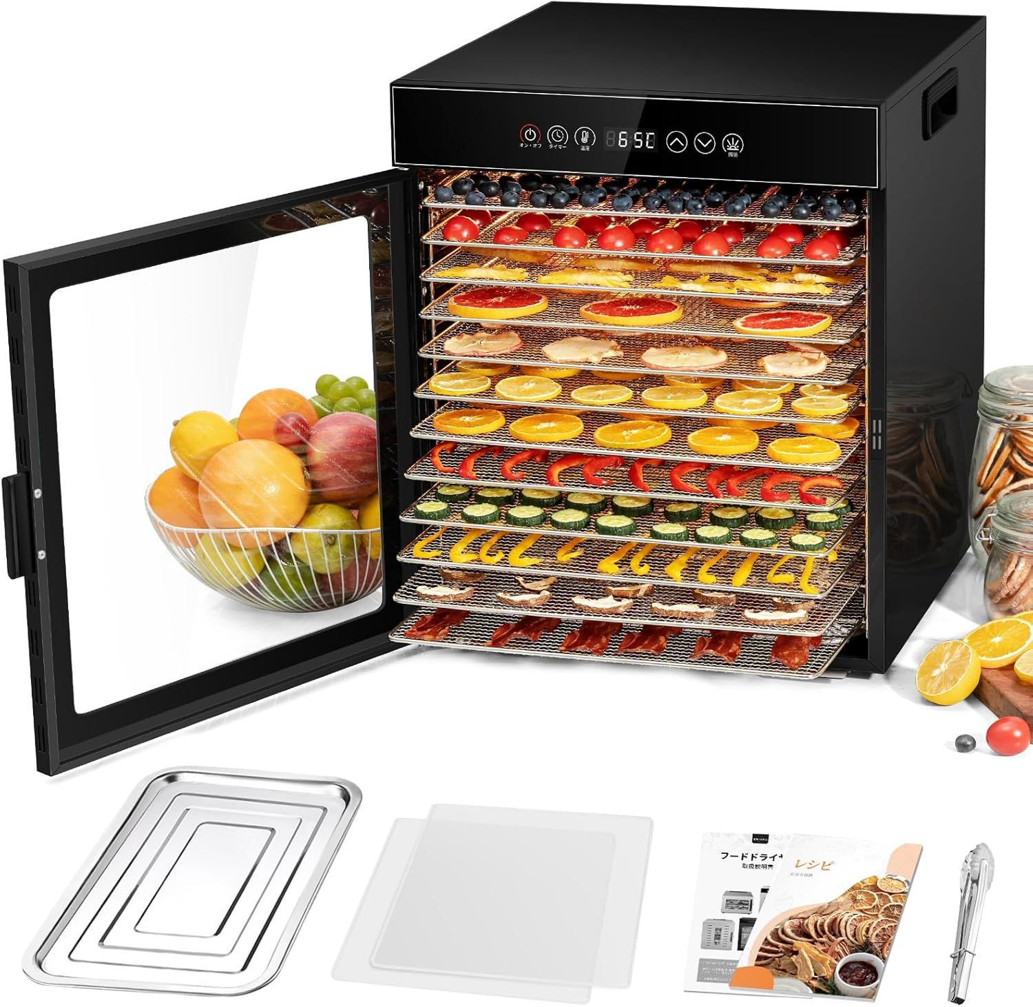 M1932-75-50】ドライフルーツメーカー フードドライヤー 食品