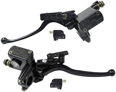 【在庫処分】7/8インチ 22mm 左油圧ブレーキマスターシリンダー ハンドルレバー付き 50cc 70cc 90cc 110cc 125cc 150cc クワッド4輪ATV UTV 駐車場あり