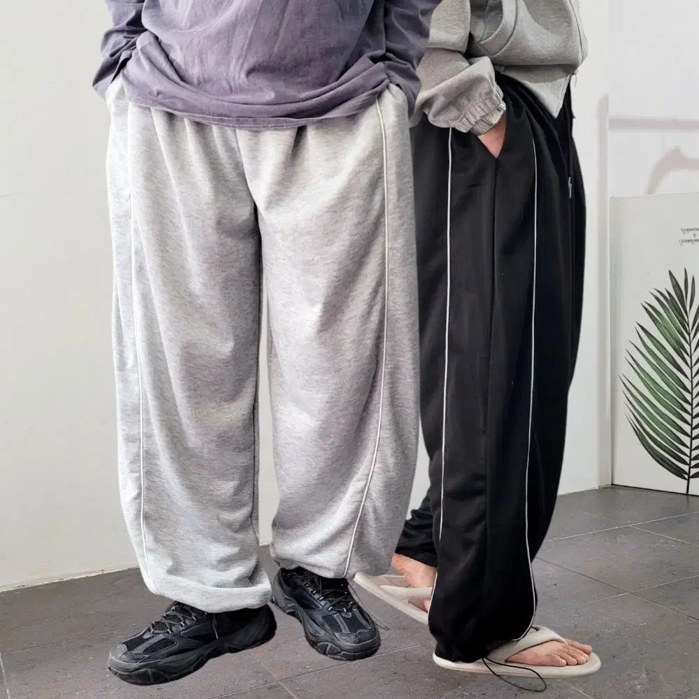 シャーリングかんたん！ゴムシャーリングの縫い方 メンズ ピンタック サイド 삥줄 ゴム シャーリング ワイド ジャージ パンツ 2 カラー