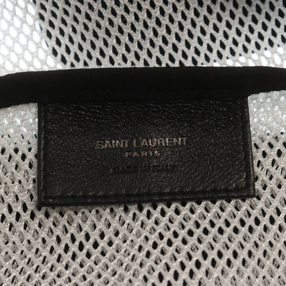 SAINT LAURENT(サンローラン)メッシュロゴボストンショルダーバッグ