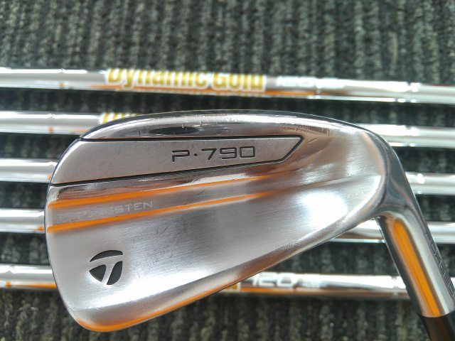 中古 アイアンセット テーラーメイド P790 2019/DG 120 VSS/S200