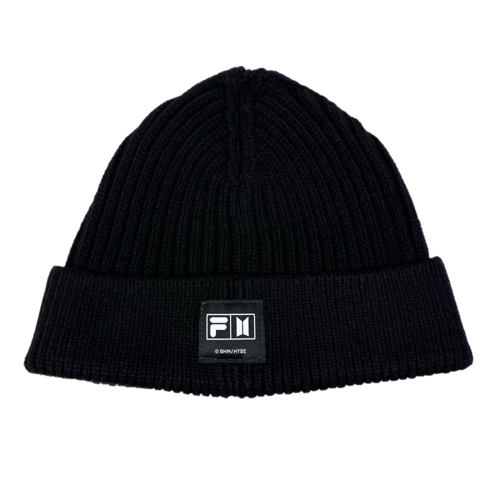 新品 MEGA SALE⭐️【BTS×FILA】ニット帽 グク着用モデル Black