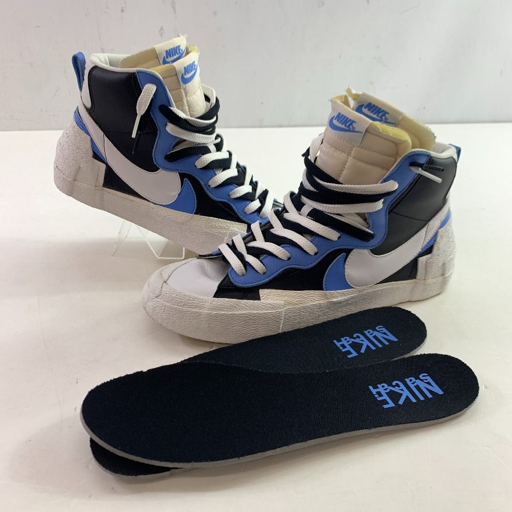 sacai×Nike ブレザー ミッド ブラック/ブルー サカイ × ナイキ ブレーザーミッド 