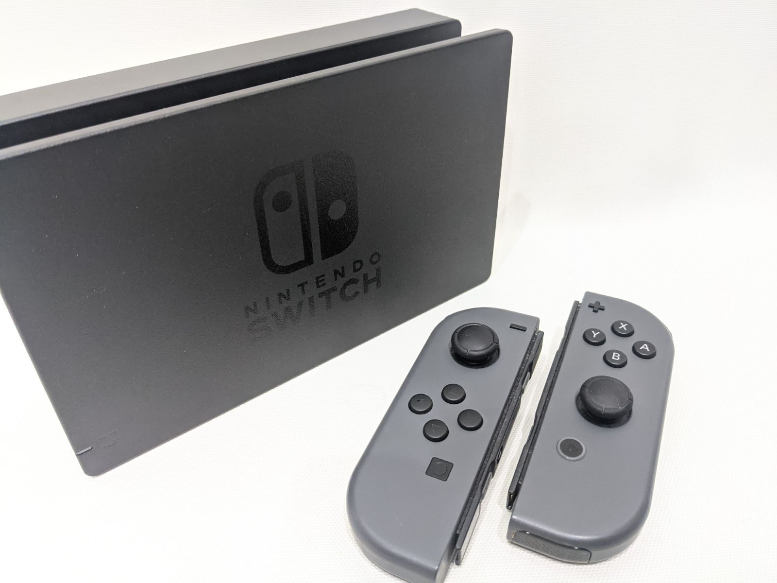 中古品】 ニンテンドースイッチ 本体 グレー 付属品完品 2018