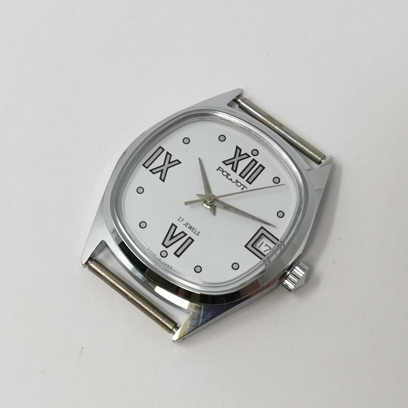 ロシア製 POLJOT カレンダー 腕時計 1970年代 可動品 管理番号KKVUKO1674
