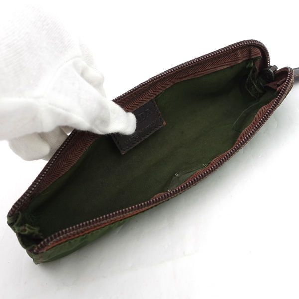 PRADA / プラダ ■ペンケース ナイロン グリーン ブランド【中古】 [0990014952] PRADA / プラダ □ペンケース ナイロン グリーン ブランド【中古