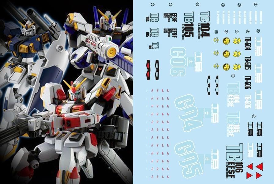 HG 1/144 ガンダム4/5/6号機HG-30用 蛍光!! HG RG EG 1/144 ロボット MS 雪社ディテールアップ用水転写式デカール (HG  1/144 ガンダム4/5/6号機HG-30用) [品] - メルカリ