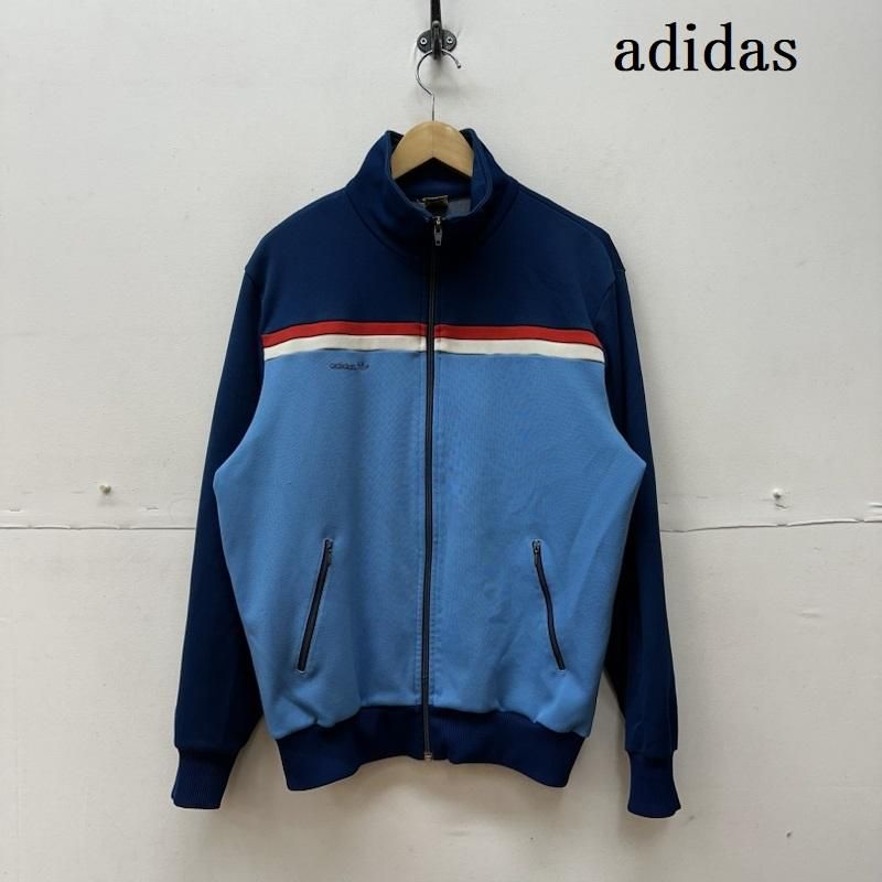 adidas アディダス ジャケット、上着 ジャンパー、ブルゾン 70s 西ドイツ製 デサント製 ジャージ トラック ジャケット ATS-84 サイズO