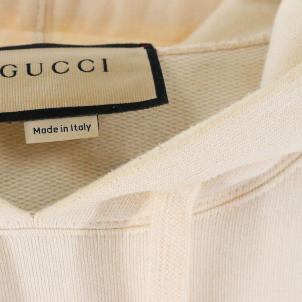 GUCCI (グッチ) 21SS ナンバリングロゴプルオーバースウェットパーカー 