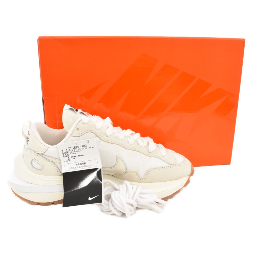 NIKE (ナイキ) ×Sacai VAPORWAFFLE WHITE GUM DD1875-100 サカイコラボ ヴェイパーワッフル ホワイトガム  ローカットスニーカー US6/24.0cm - メルカリ