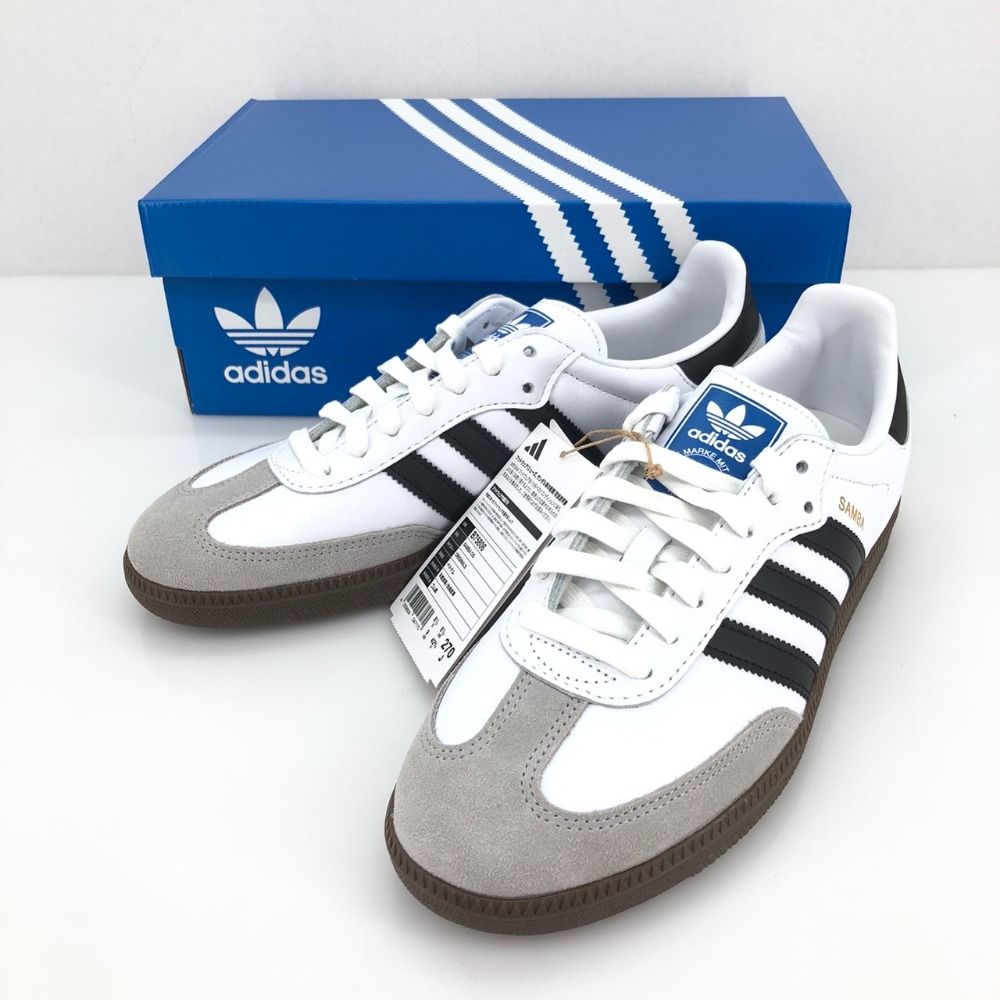 05w00786 アディダスオリジナルス adidas Originals サンバ OG / SAMBA OG ローカット  フットウェアホワイト/コアブラック/クリアグラナイト 27.0cm ベトナム製 メンズ スニーカー B75806 【中古品】 - メルカリ