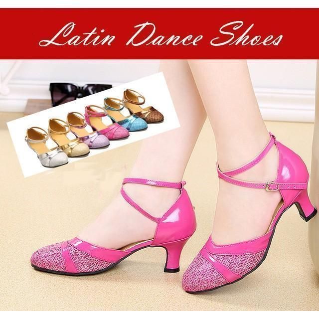 社交ダンス ラテンシューズ レディース ダンスシューズ ヒール 5cm モダンシューズ サルサ ダンスシューズXZ0524
