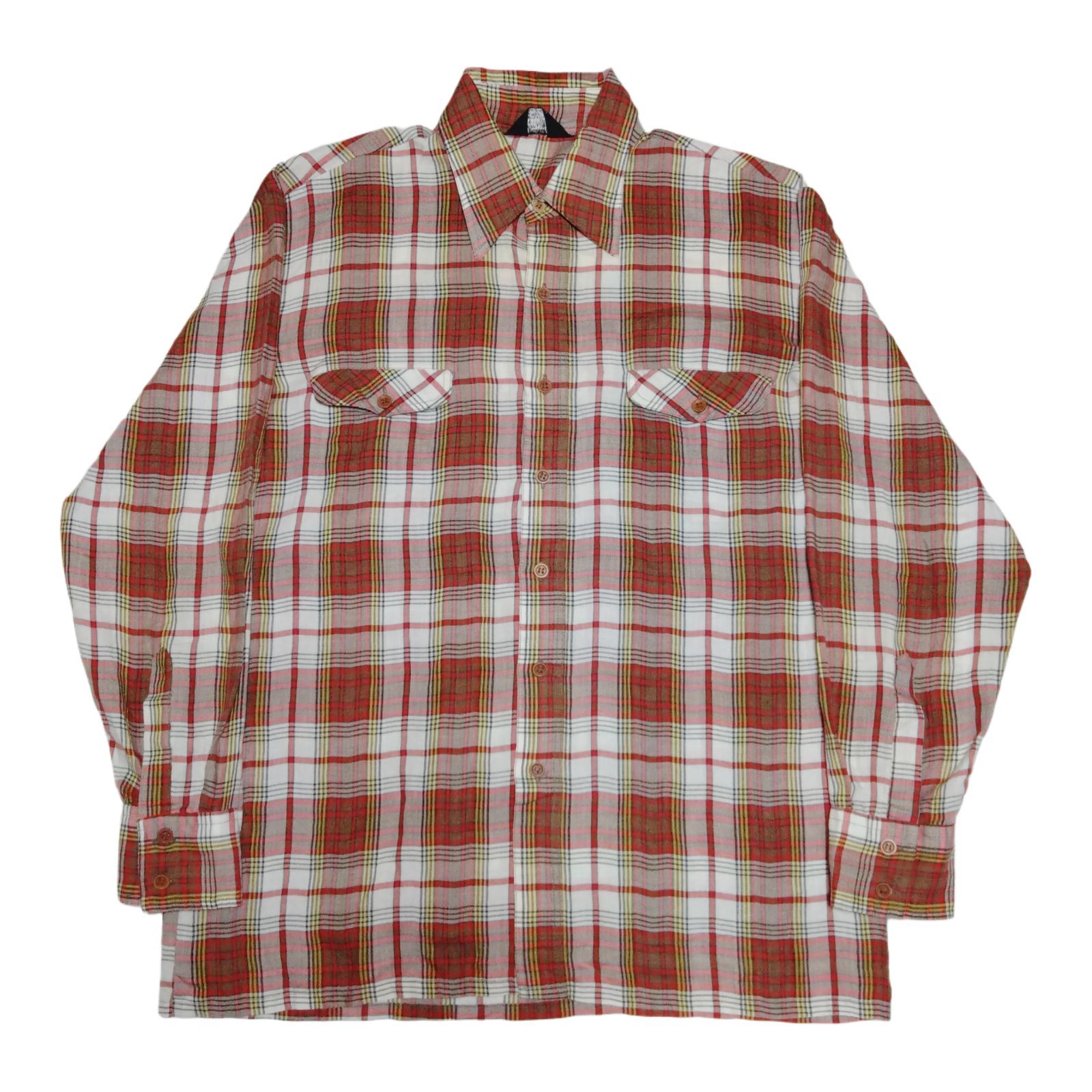 A*e様 【状態良好】70s JC Penny Ombre Rayon Shir 状態良好】70s JC Penny Ombre Rayon Shirt