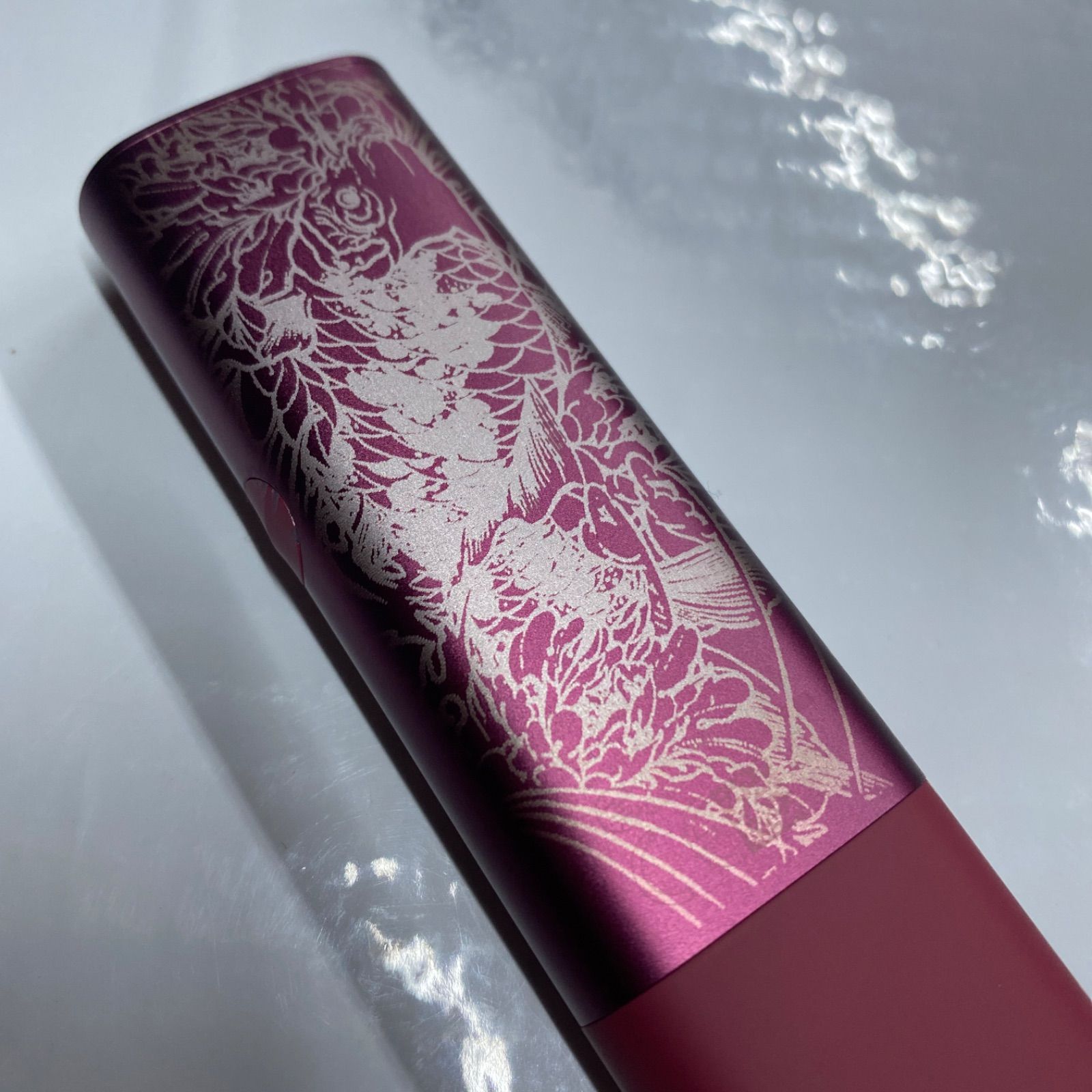 iQOS ILUMA ONE アイコス イルマ ワン 鯉 滝登り 牡丹 レーザー加工 和