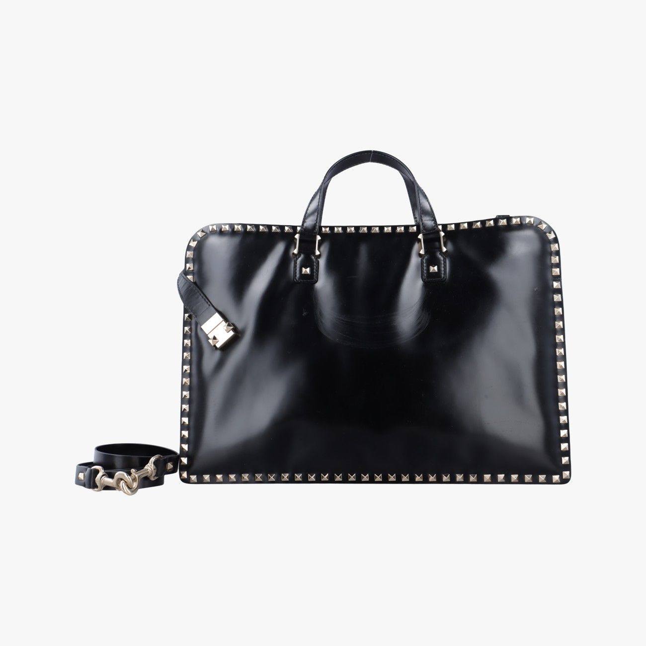 ✨極美品✨　ヴァレンティノ　スタッズ　ブラック　23 関税負担なし☆VALENTINO スモール クロスボディバッグ スタッズ