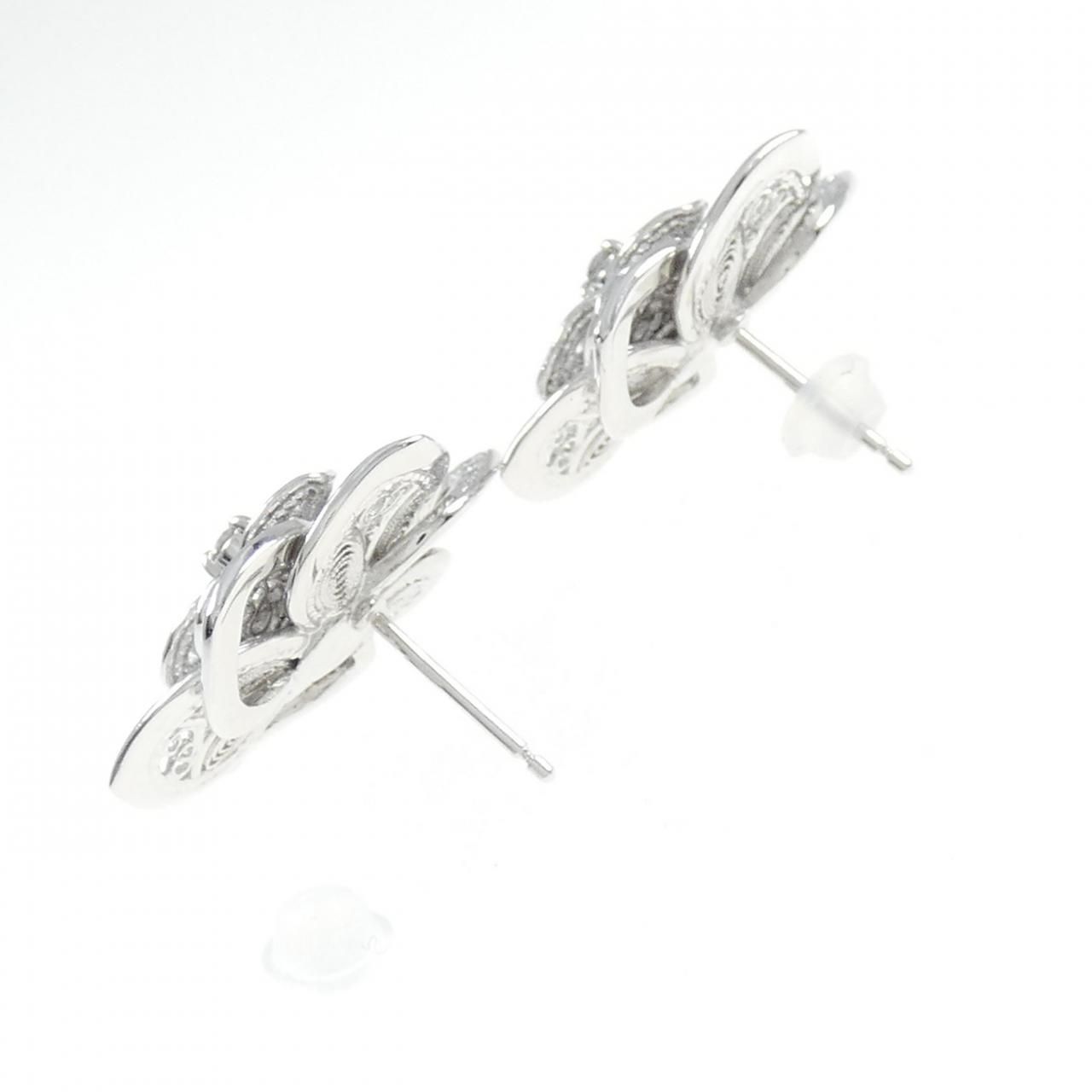 Orefice オレフィーチェ⭐︎ダイヤモンドバタフライピアス両耳 K18/Pt「バタフライ」ピアス(片耳用)｜【オレフィーチェ