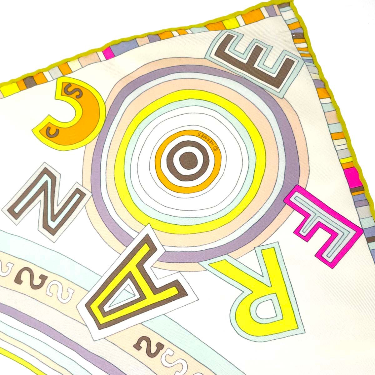 エルメス　HERMES 　スカーフ　カレ90　大名 90年代】エルメス スカーフ カレ90 「大名」DAIMYO 日出る国の