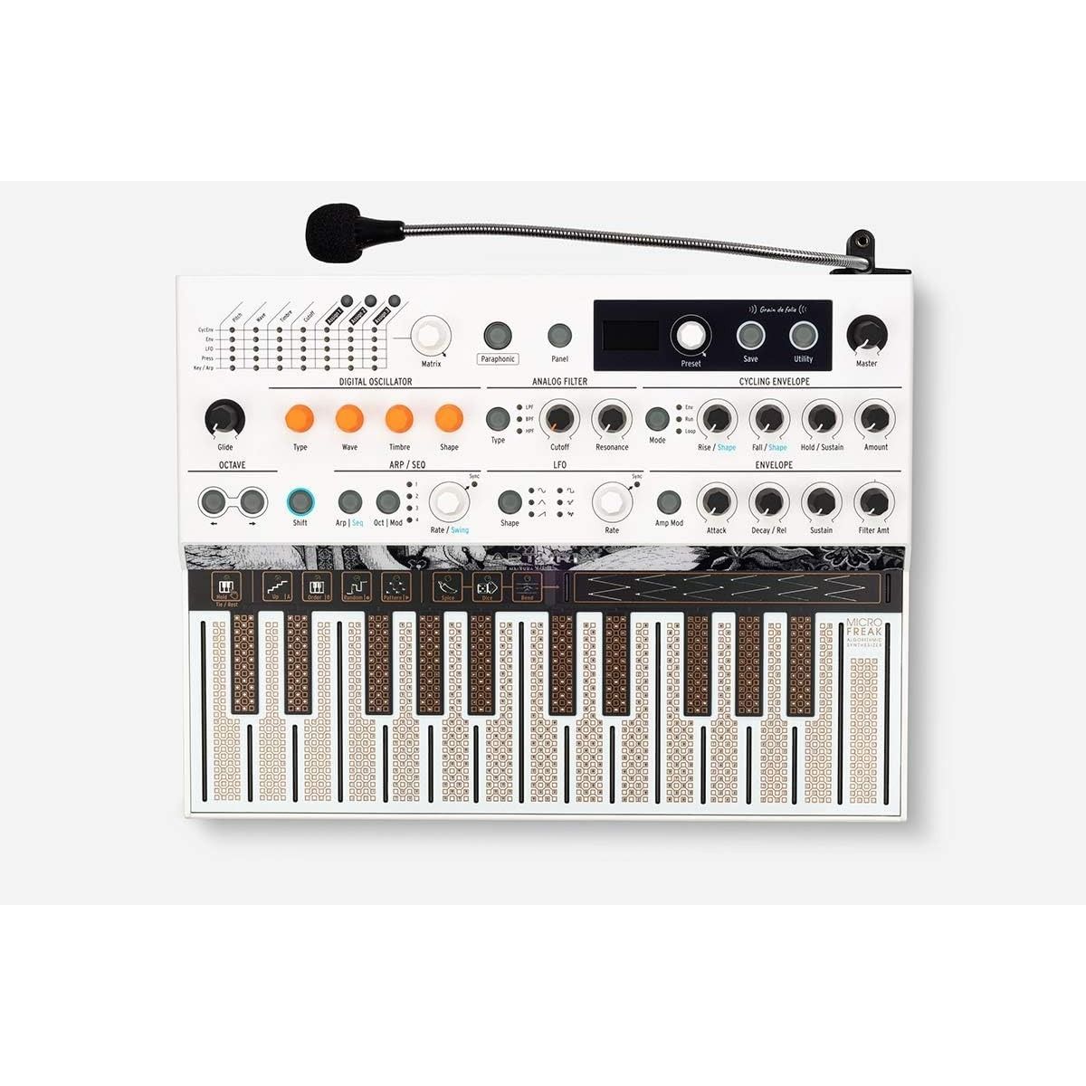 台数 ARTURIA MicroFreak Vocoder Edition グースネックマイク付 キーボード シンセサイザー アートリア
