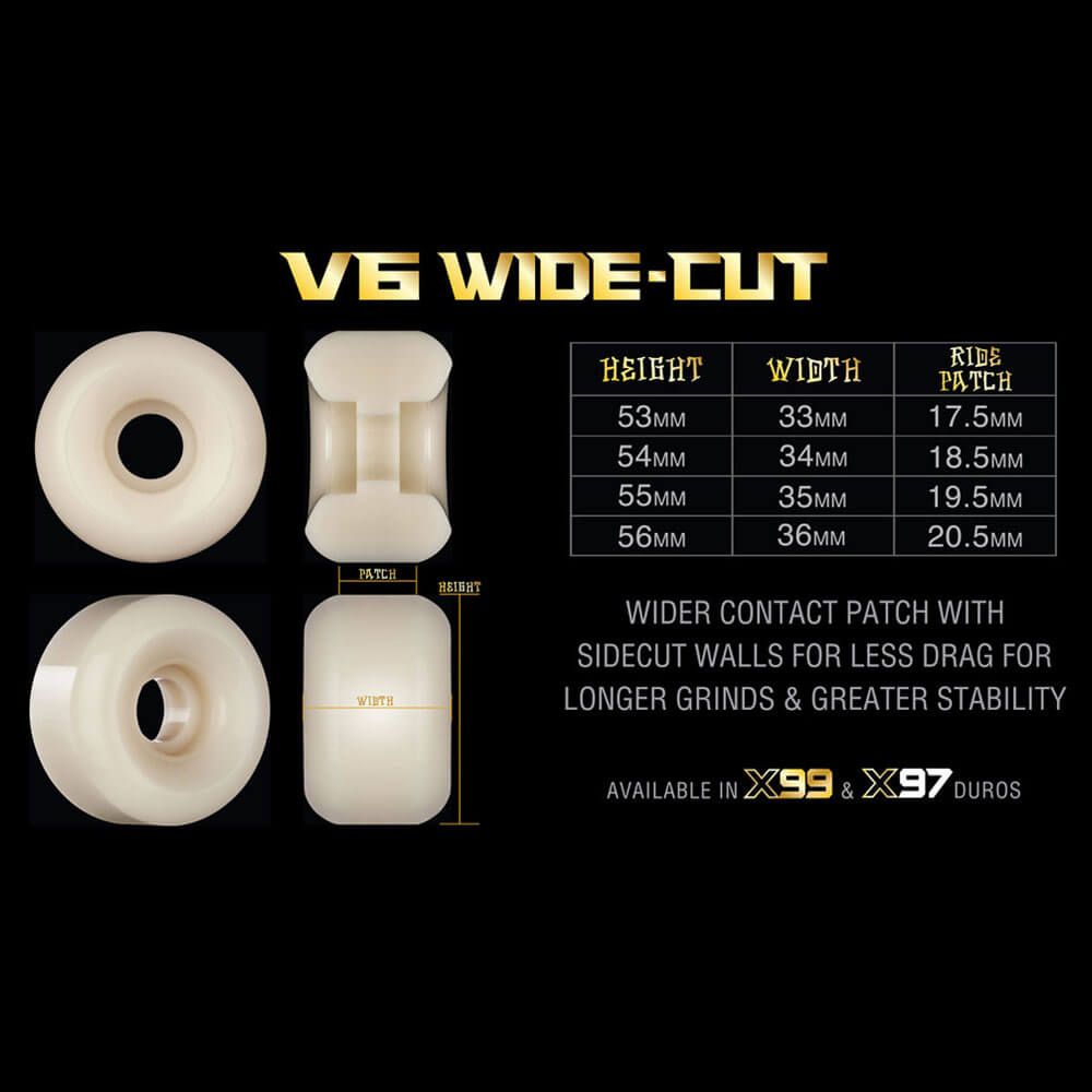 BONES WHEEL ボーンズ ウィール X-FORMULA V6（WIDE-CUT）99A