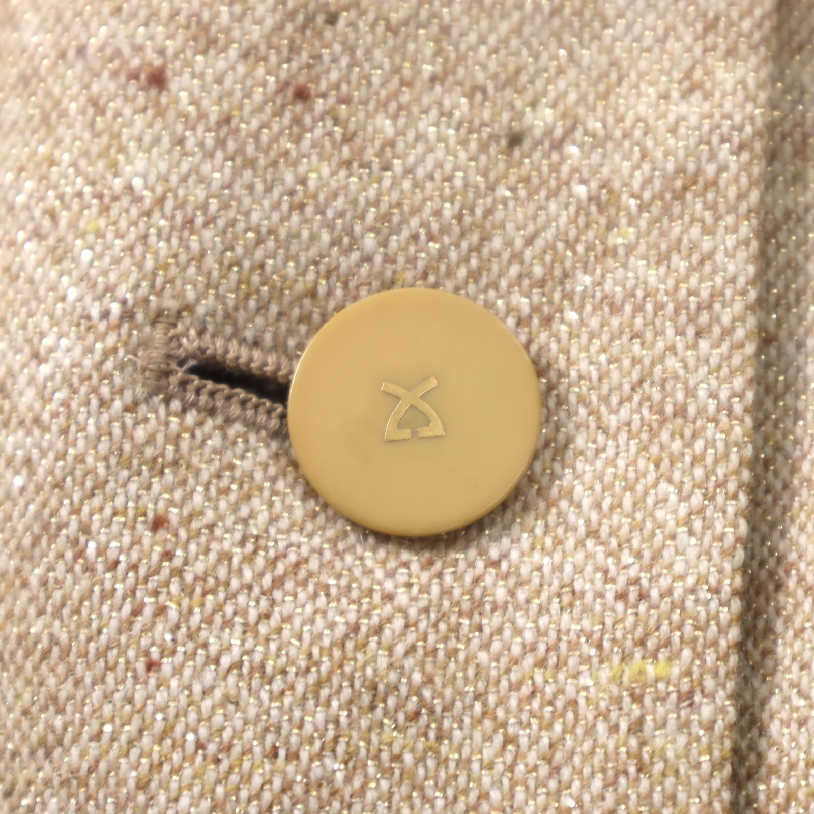 △美品 レオナール LEONARD ウール ジャケット 9AR ベージュ