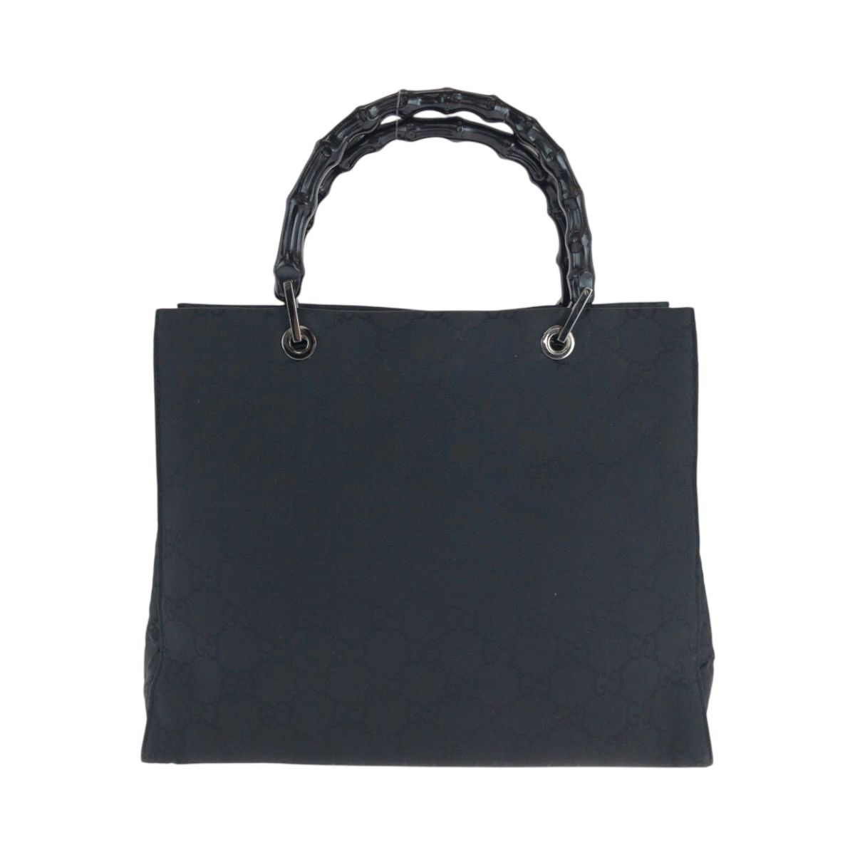 GUCCI グッチ バンブー ブラック 黒 シルバー金具 ナイロン 002 1010 