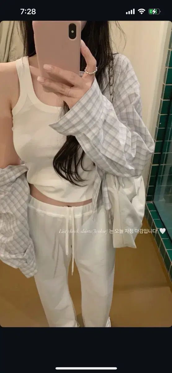 The wish リズ リア シャツ チェック柄 Lee leeds