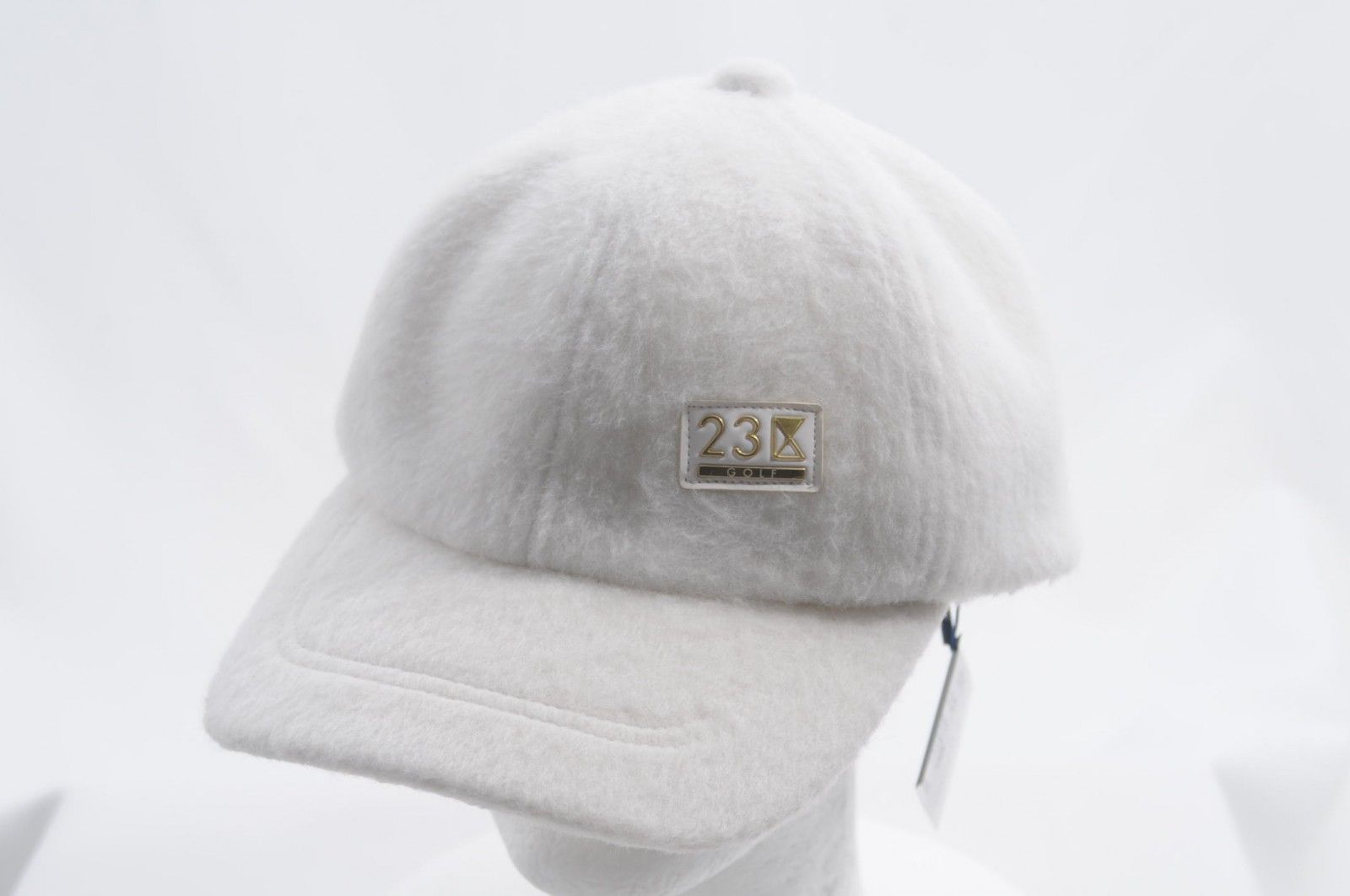 未使用品 23区ゴルフ 23区GOLF キャップ フリー ホワイト 白 秋冬 起毛素材